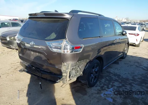 2020 Toyota Sienna Se from USA, damaged, VIN 5TDEZ3DC3LS249475